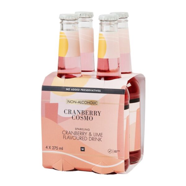 Sparkling Cranberry And Citrus Cosmo